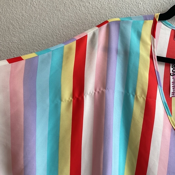 🆕 Oversized sheer overlay top - Picture 4 of 5